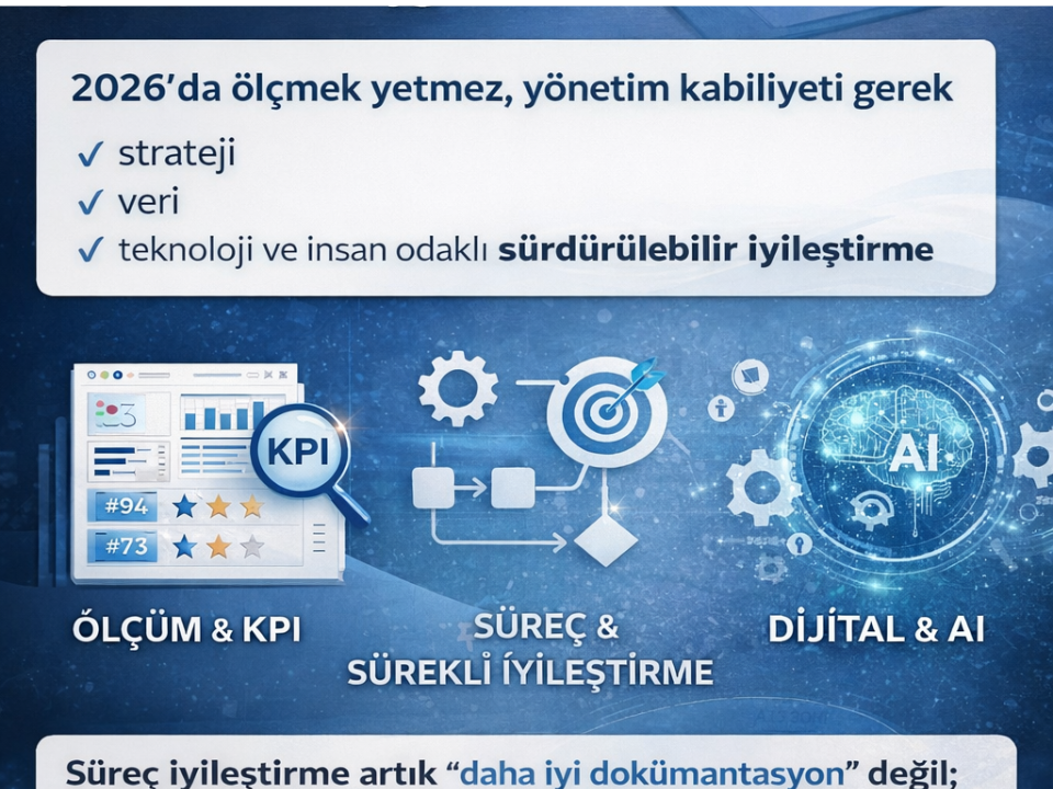 Süreç ve Performans İyileştirme: Ölçmek Yetmez, Yönetmek Gerek